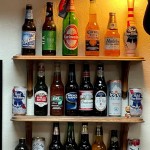 The bar's beer selection